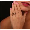 Image 1 : 18KT White Gold 3.24ctw Diamond Ring