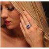 Image 3 : 14KT White Gold 4.51ct Tanzanite and Diamond Ring