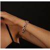Image 1 : 14KT Yellow Gold 10.89ctw Ruby and Diamond Bracelet