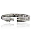 Image 7 : 18KT White Gold 1.43ctw Diamond Bangle Bracelet