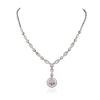 Image 3 : 18KT White Gold 3.71ctw Diamond Necklace