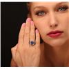 Image 1 : 14KT White Gold 3.10ct Tanzanite and Diamond Ring