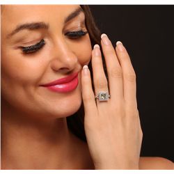 14KT White Gold 1.60ctw Diamond Ring