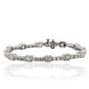 Image 3 : 14KT White Gold 9.93ctw Diamond Tennis  Bracelet