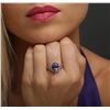 Image 2 : 14KT Rose Gold 2.92ct Tanzanite and Diamond Ring