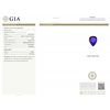 Image 7 : 18KT White Gold 23.20ct GIA Certified Tanzanite and Diamond Pendant With Chain