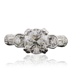 14KT White Gold 2.41ctw Diamond Ring