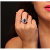 Image 2 : 14KT White Gold 2.62ct Tanzanite and Diamond Ring