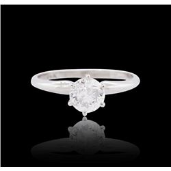 14KT White Gold 0.93ct Diamond Solitaire Ring