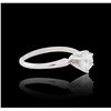 Image 2 : 14KT White Gold 0.93ct Diamond Solitaire Ring