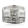 Image 3 : 18KT White Gold 6.19ctw Diamond Ring