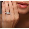 Image 1 : 18KT White Gold 1.17ctw Diamond Ring