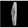 Image 3 : Ladies Art Deco Platinum and 18KT White Gold Allemahn Montreux Diamond Wristwatch