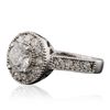 Image 4 : 14KT White Gold 2.18ctw Diamond Ring