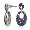 Image 2 : 14KT White Gold 0.30ctw Diamond Earrings