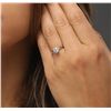Image 1 : 14KT White Gold 0.98ct Brilliant Cut Diamond Solitaire Ring