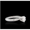 Image 4 : 14KT White Gold 0.98ct Brilliant Cut Diamond Solitaire Ring