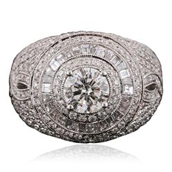 18KT White Gold 2.97ctw Diamond Ring