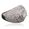 Image 2 : 18KT White Gold 2.97ctw Diamond Ring