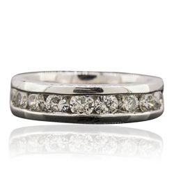 Platinum 0.98ctw Diamond Ring