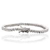 Image 4 : 18KT White Gold 3.88ctw Diamond Tennis Bracelet