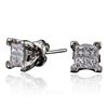 Image 2 : 14KT White Gold 1.33ctw Diamond Earrings