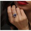 Image 5 : 14KT White Gold 3.27ct Tanzanite and Diamond Ring