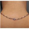 Image 9 : 18KT White Gold 12.07ct Peridot and Diamond Necklace