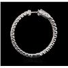 Image 2 : 14KT White Gold 1.75ctw Diamond Earrings