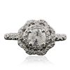 Image 1 : 14KT White Gold 0.95ctw Diamond Ring