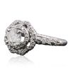 Image 2 : 14KT White Gold 0.95ctw Diamond Ring