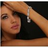 Image 1 : 14KT White Gold 6.46ctw Diamond Bracelet