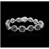 Image 3 : 14KT 21.66ctw Black Diamond Bracelet