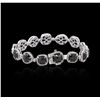 Image 4 : 14KT 21.66ctw Black Diamond Bracelet