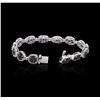 Image 7 : 14KT 21.66ctw Black Diamond Bracelet