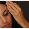 Image 2 : 18KT White Gold 1.78ctw Diamond Ring