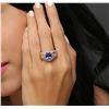 Image 1 : 14KT Rose Gold 3.16ct Tanzanite and Diamond Ring
