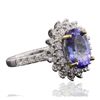 Image 4 : 14KT Two-Tone Gold 3.28ct Tanzanite and Diamond Ring