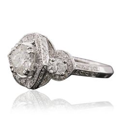 18KT White Gold 1.64ctw Diamond Ring