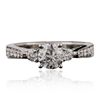 Image 1 : 18KT White Gold 1.40ctw Diamond Ring