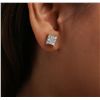 Image 5 : 14KT White Gold 1.73ctw Diamond Earrings