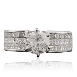 18KT White Gold 3.45ctw Diamond Ring