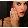 Image 3 : 18KT White Gold 3.45ctw Diamond Ring