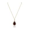 Image 4 : 14KT Yellow Gold 17.06ct Ruby and Diamond Pendant With Chain