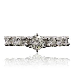 14KT White Gold 1.87ctw Diamond Ring