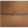 Image 5 : 14KT White Gold 21.53ctw Sapphire and Diamond Pendant With Chain