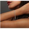 Image 2 : 14KT White Gold 1.15ctw Diamond Tennis Bracelet