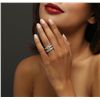 Image 4 : Platinum 3.93ctw Diamond Wedding Set