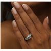 Image 6 : Platinum 3.93ctw Diamond Wedding Set