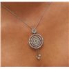 Image 5 : 14KT Tri-Color Gold 2.09ctw Diamond Pendant With Chain